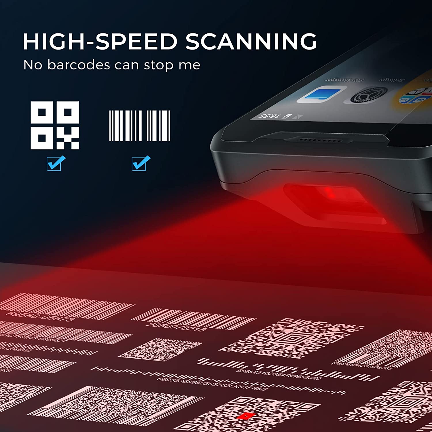 Barcode Scanner 2D - Terminal de Dados Móvel Android 9