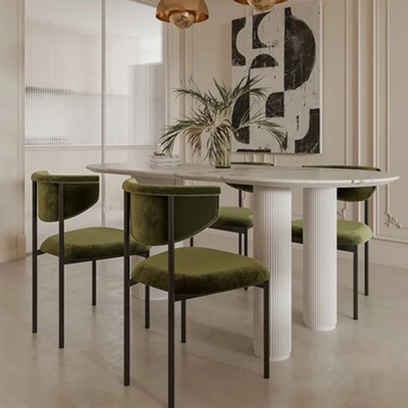 Office Tech Chair - Cadeira de Jantar Luxuosa Retro Moderna