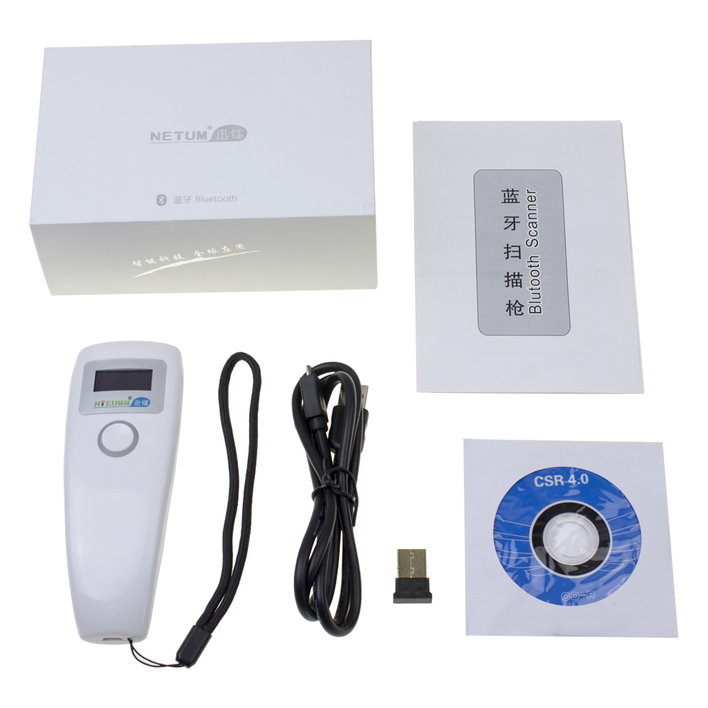 Barcode Scanner 2D - 2026 z2s sem fio dente azul