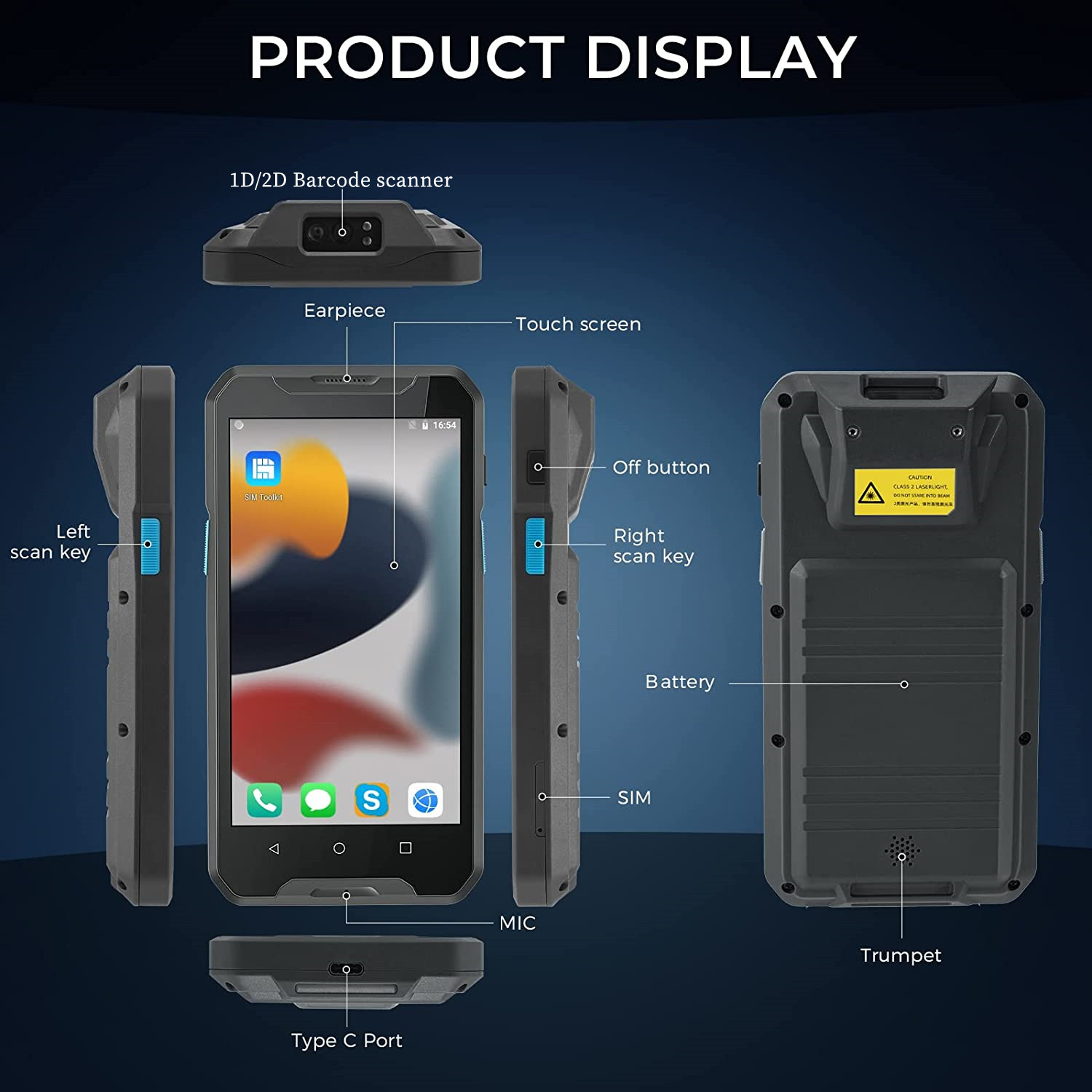 Terminal de Dados Móvel Androi - Barcode Scanner 2D avaliação e preço
