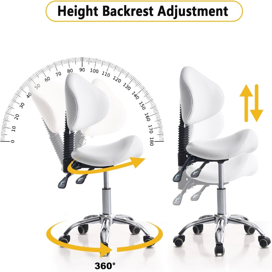 Cadeira de banco de sela com c - Office Tech Chair avaliação e preço