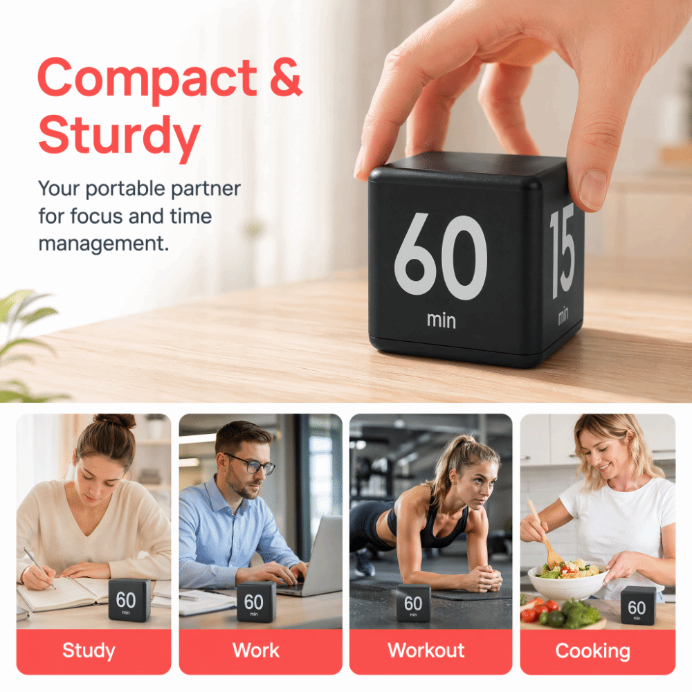 Temporizador Digital ABS Flip  - Digital Timer Countdown avaliação e preço