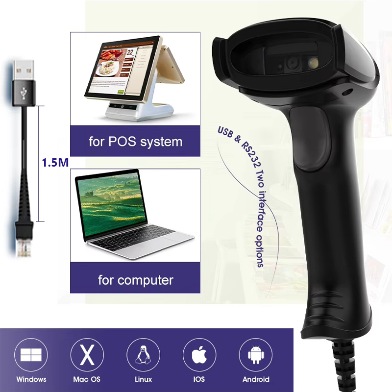 Leitor de Código de Barras 2D  - Barcode Scanner 2D avaliação e preço