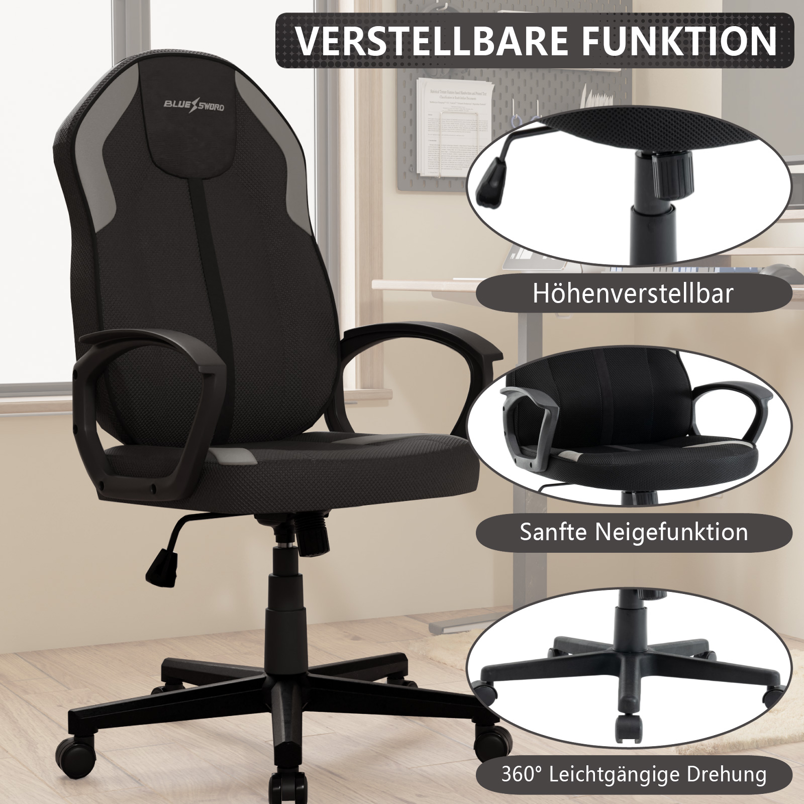 Cadeira de Escritório Ergonômi - Office Tech Chair avaliação e preço