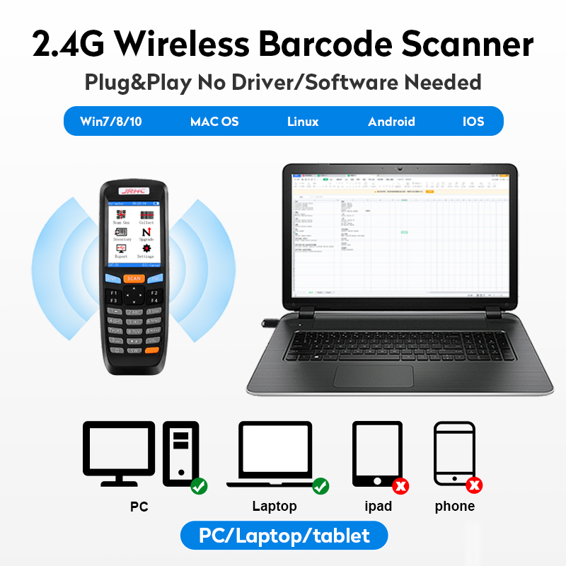 Coletor de Dados PDA QR RF6000 - Barcode Scanner 2D avaliação e preço